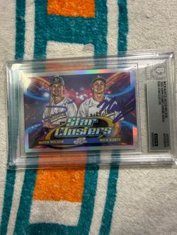 2025 Topps Cosmic Chrome Star Clusters Dual Auto BGS