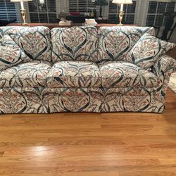 Custom Covered 84” Couch