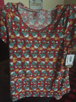 Lularoe Large Donald Duck Classic Tee