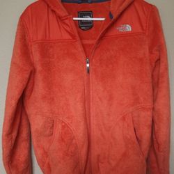 North Face Fleece Jacket Women's Medium Orange