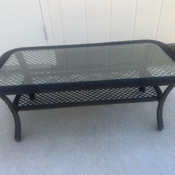 Outdoor Glass Table