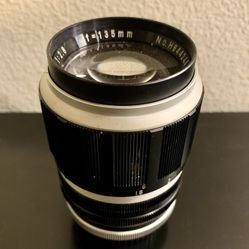 Tele-Lentar Auto 1:2.8 F =135mm Lens with Case