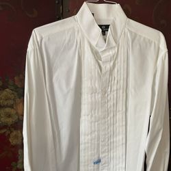 Paul Dunn Men’s White Formal Dress shirt