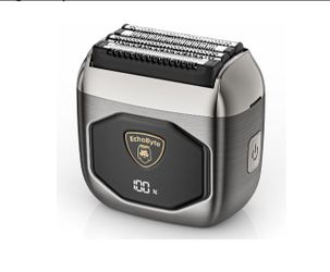 Full Metal Electric Foil Shaver for Men: 4 Floating Blades, IPX7 Waterproof Wet & Dry Mini Razor, 120-Min Runtime USB-C Rechargeable, Quiet Travel Gro