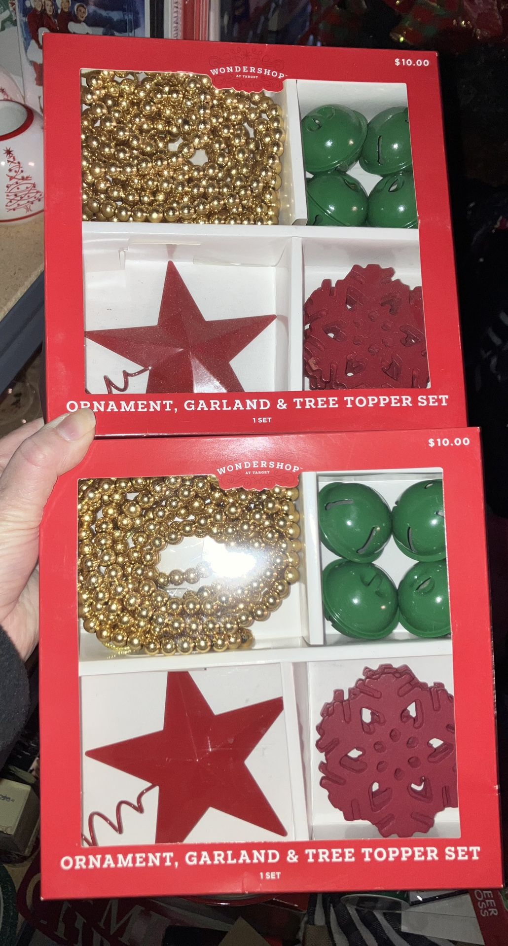 Two Decorating Sets For Small Tree New