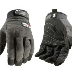 HandCrew Unisex Synthetic Leather Multi-Purpose Gloves Medium / Large ( 1 Pair )