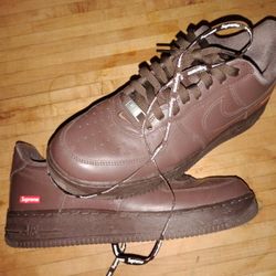 Supreme Forces "Brown" 9.5 MENS 
