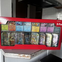 Pokemon Prismatic Evolutions 8-Pack Tins 