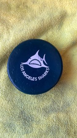 Los Angeles Sharks hockey Puck 1970’s