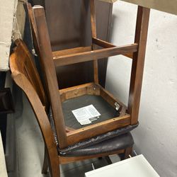2 Wood Chairs 