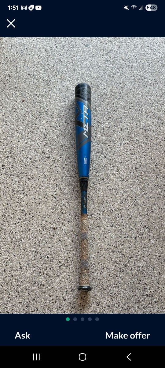 Louisville Meta BBCOR Baseball Bat