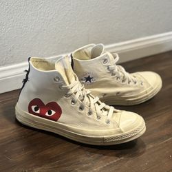 Men’s 8.5 Comme Des Garçons Converse