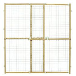 

MidWest Homes For Pets 44 Inch Tall Wood And Wire Mesh Adjustable Dog Pet Gate

