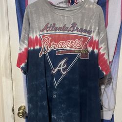 Tie Dye Atlanta Braves Tee XL