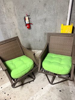 Patio chairs