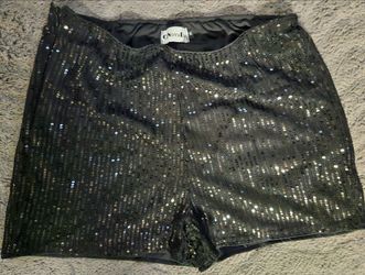 Chi Nova Lan sequin shorts size Med
