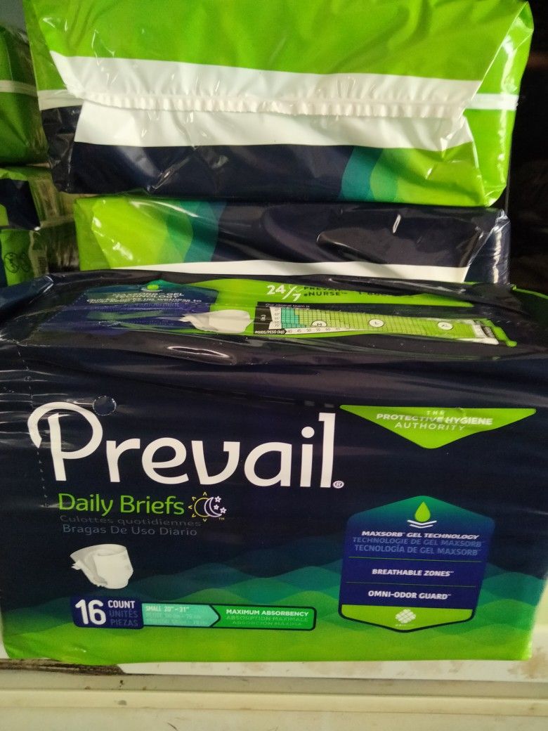 Adult Incontinence Diapers 16ct Size Small