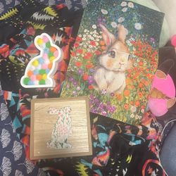 A Set Of Bunny, Posters To Hang Up