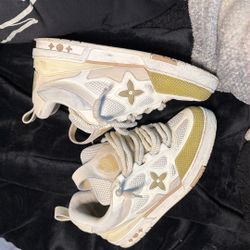 White LV Skates