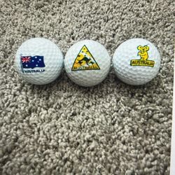 Vintage Australia Pro Golf Ball Souvenir 
