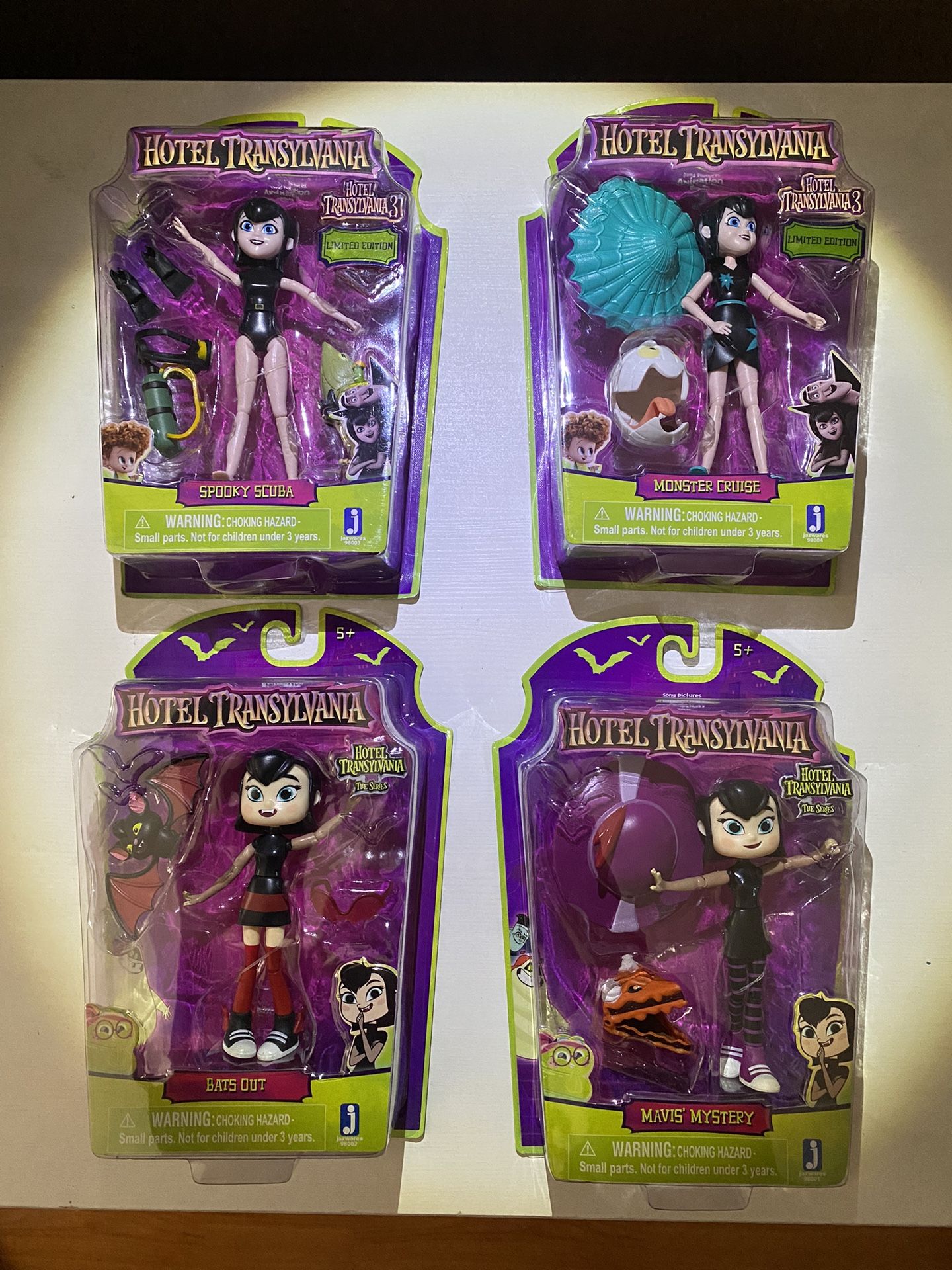 Hotel Transylvania Mavis’ Limited Edition Lot of 4 Figures New Sealed