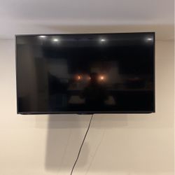 55’ Insignia Smart Flat Screen TV And Wall Mount