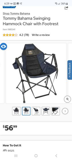 Tommy Bahama Swinging Hammock Chair with Footrest $45