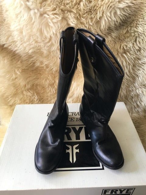 Frye Black Leather Boots