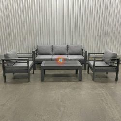 4pc Patio Furniture Outdoor Conversation Set