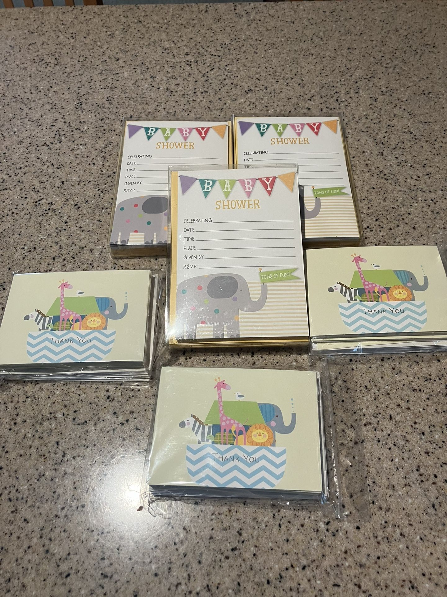 Hallmark Baby Shower Invites And Thank You Notes All New