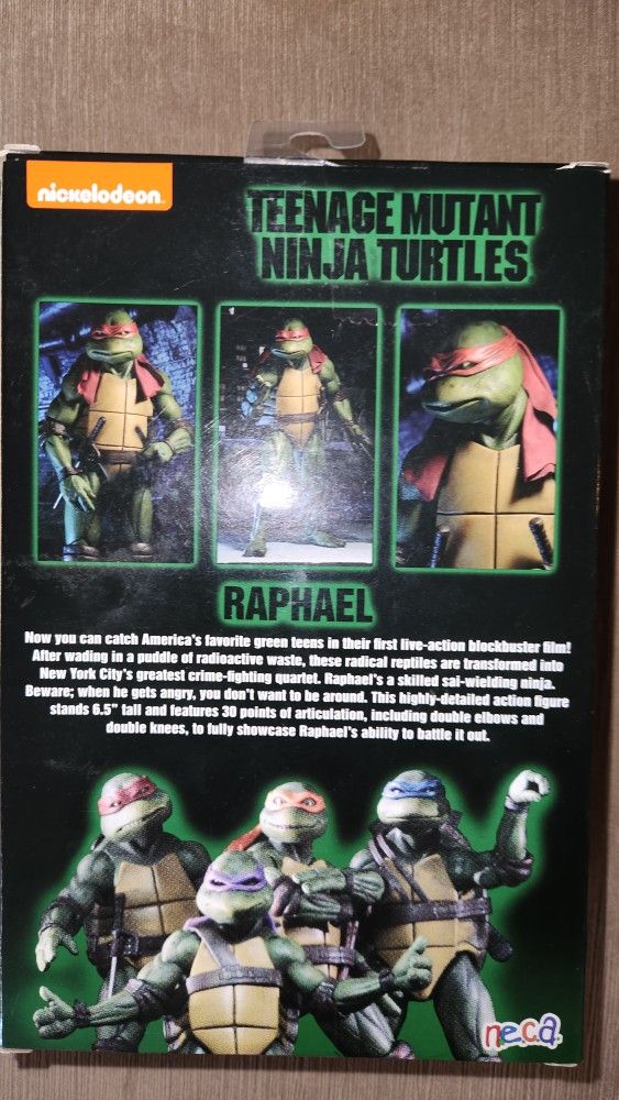 Neca Gamestop Exclusive Teenage Mutant Ninja Turtles Movie Raphael