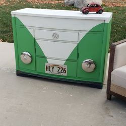VW Bus Vintage Dresser  