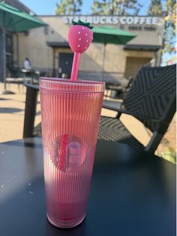 Starbucks summer pink drink cup