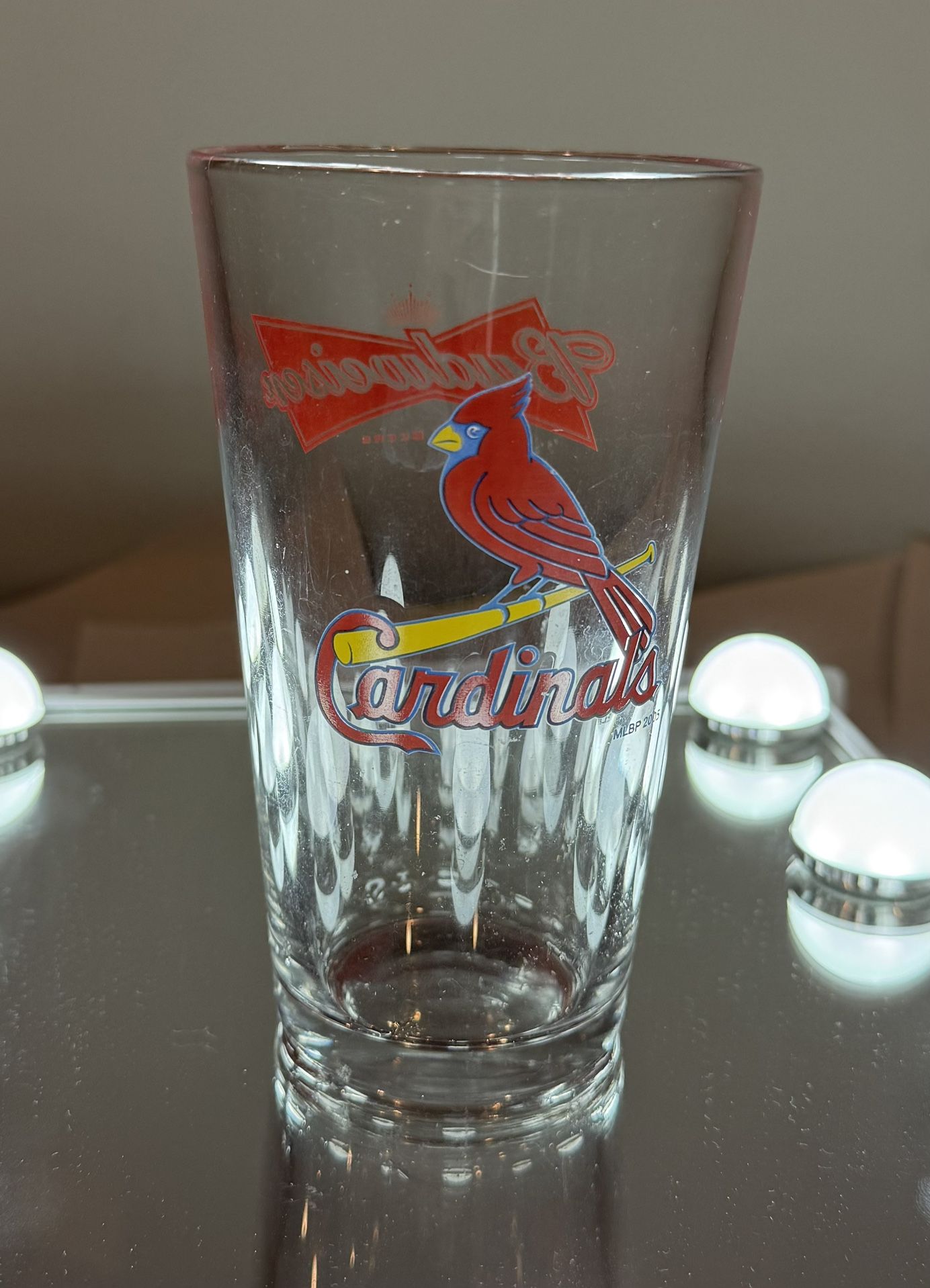 Cardinals 2002 Budweiser Glass