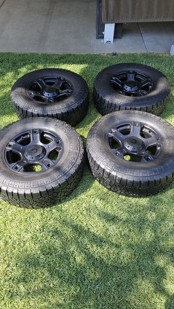 17x8.5 granite Alloy Ga641 Off Road Wheels & Tires