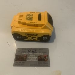 Brand New Dewalt 20 Volt 5.0 AH Battery 