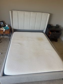 Queen size Mattress and bed frame