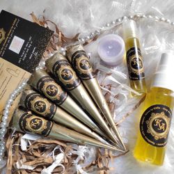 Organic Henna Cones With Aftercare