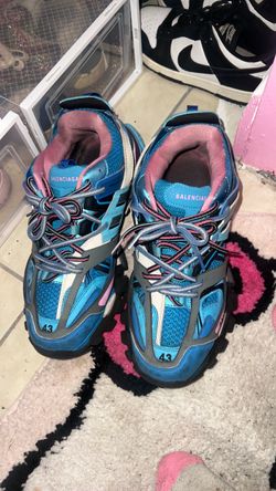 Balenciaga Track Sneakers Blue Pink Size 43