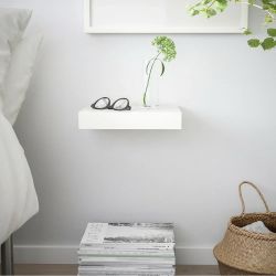 LACK white floating shelves IKEA orig $50