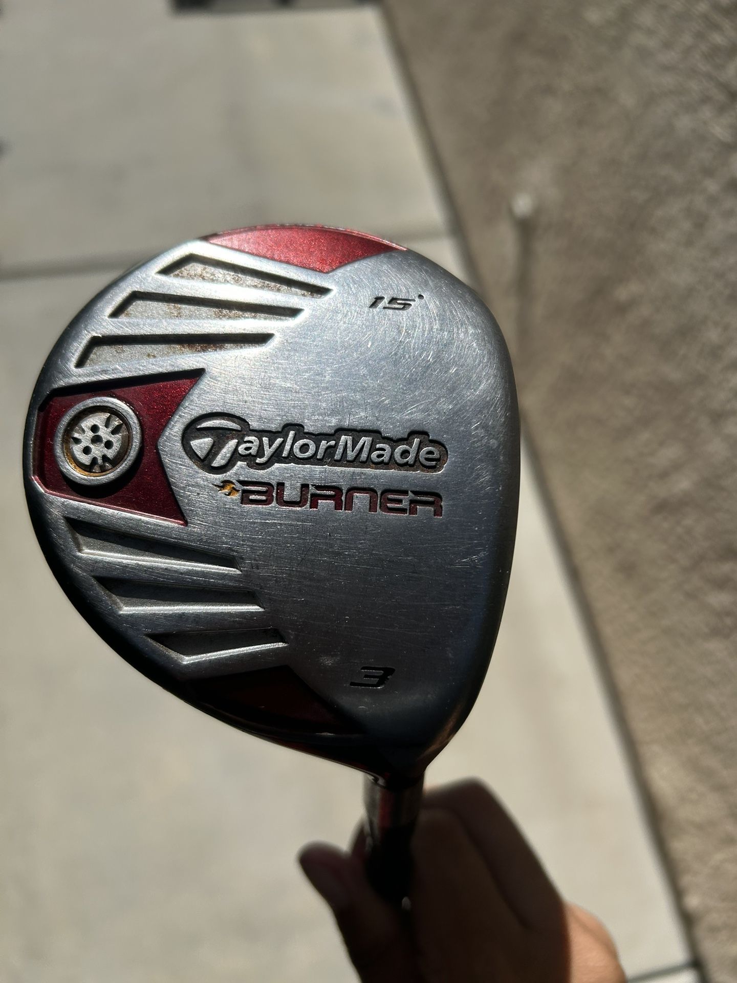 TaylorMade Burner Steel 3 Fairway Wood 15 Degrees Graphite