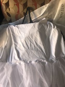 A line slip for wedding gown