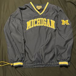 Vintage Michigan College Football Windbreaker Men’s XL