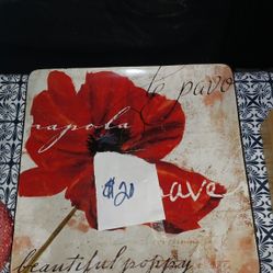 Standing Plate/ Needs Small Metal Easel