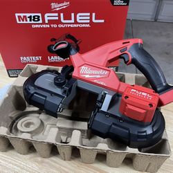 New Milwaukee M18 FUEL 18V Lithium-lon Brushless Cordless Compact Bandsaw (Tool-Only)