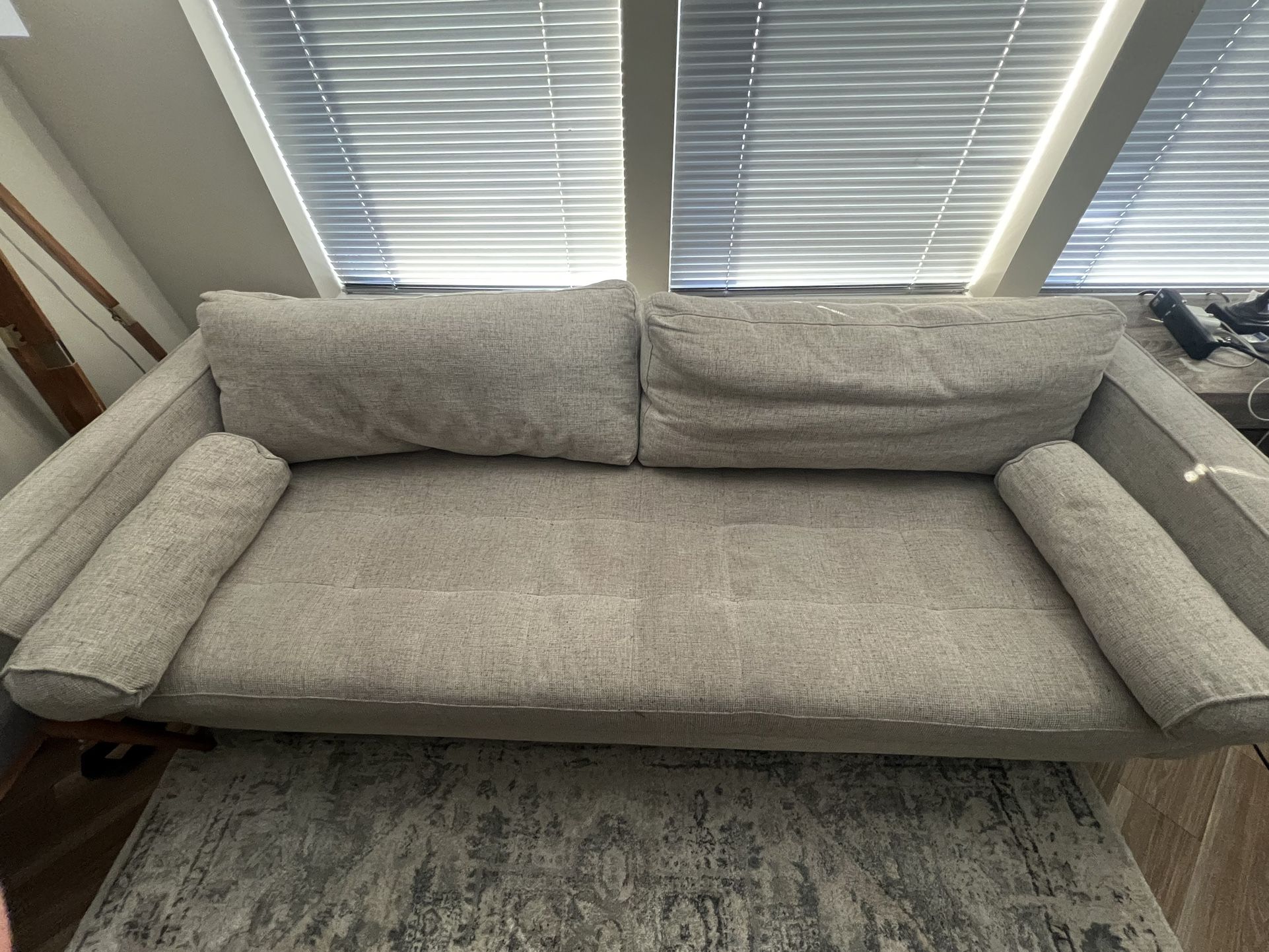 Stone gray sofa 