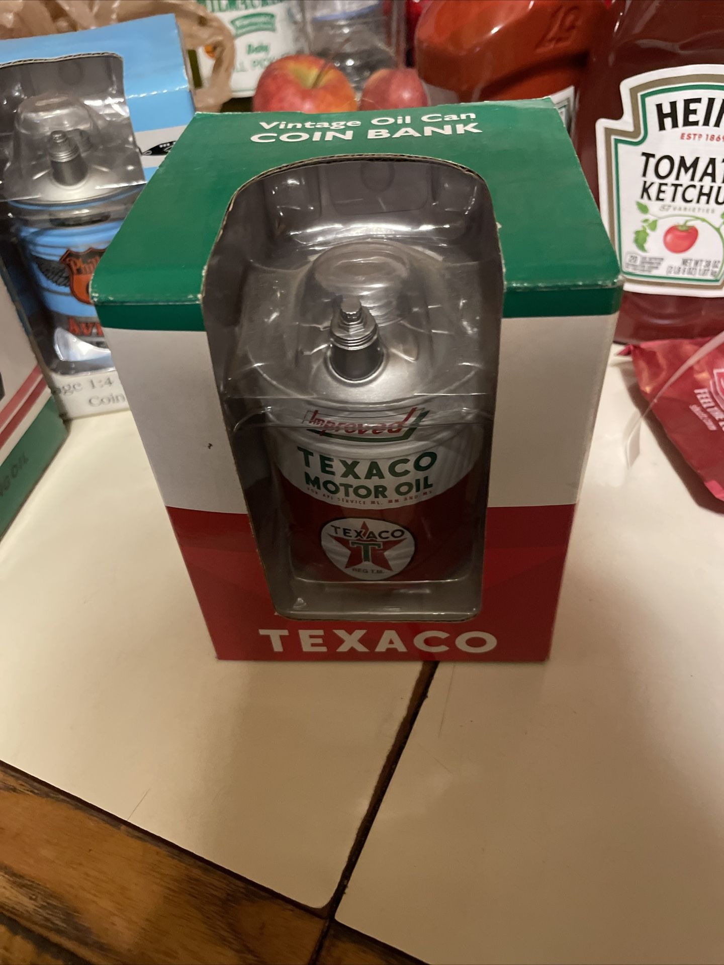 Texaco Motor Oil Can Bank