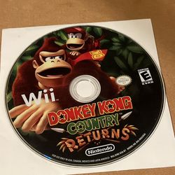 Nintendo Donkey Kong Country Returns (Nintendo Wii, 2010) Disc Only