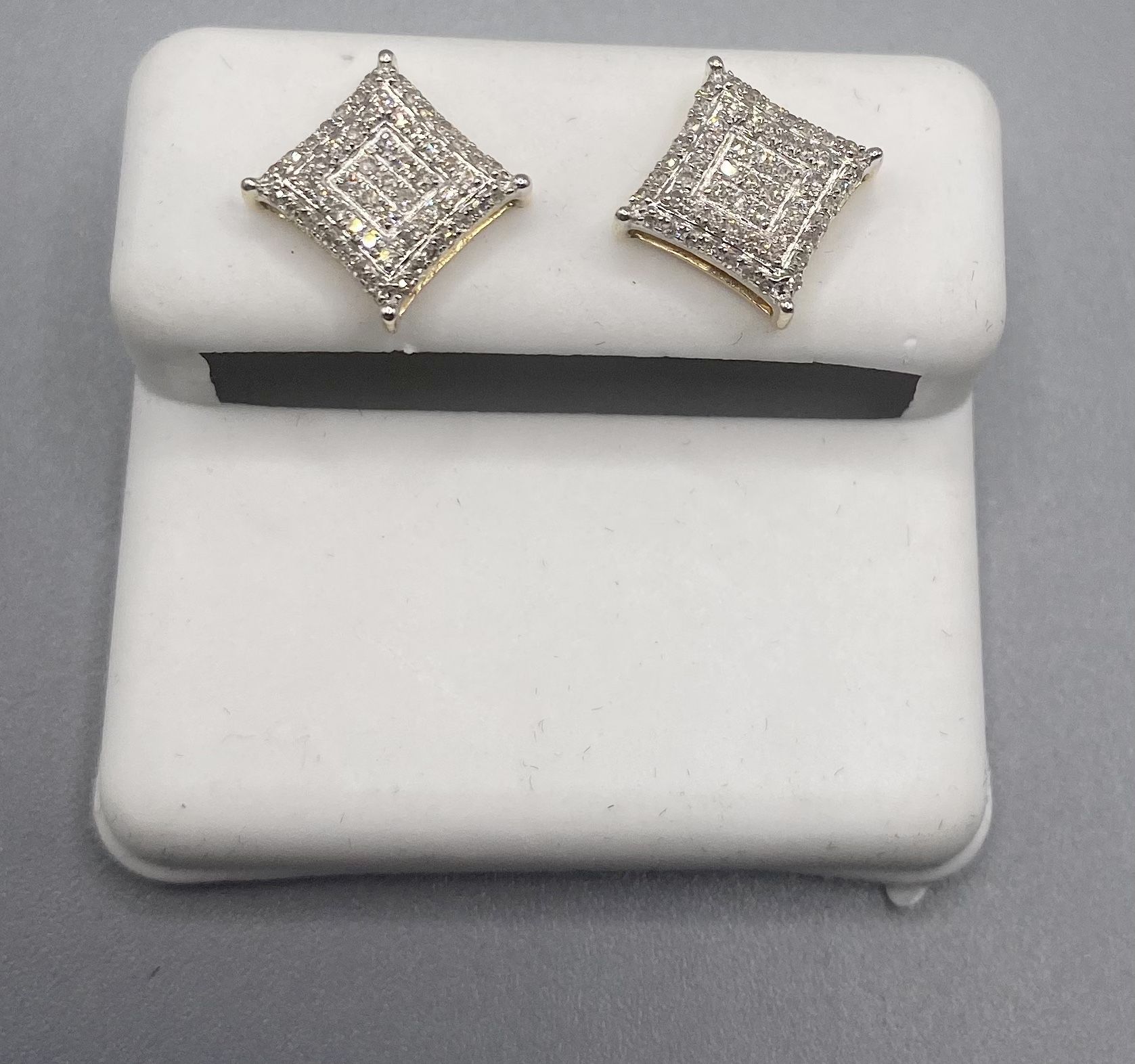 10kt Gold With Diamond Earrings 0.30 CTW