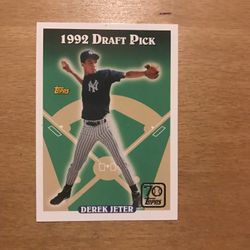 2021 TOPPS SERIES 1 DEREK JETER 70th ANNIVERSARY CARD